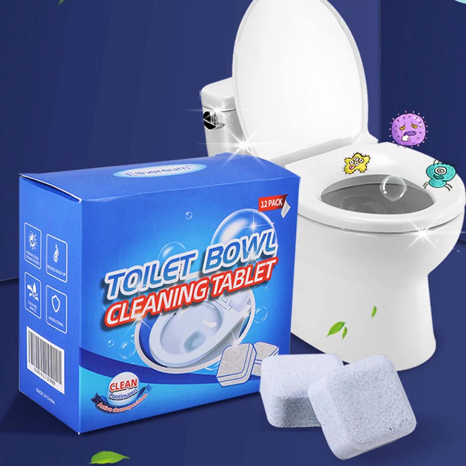 Pastillas Para Inodoro Limpieza Profunda